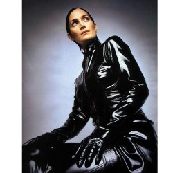 The Matrix 4 Trinity Leather Coat